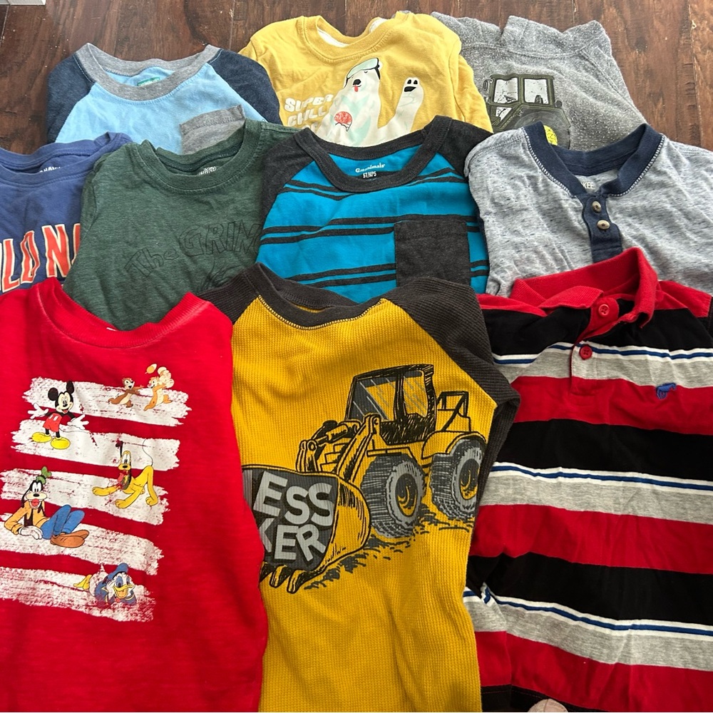 Boys 5t long leave tops